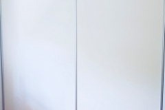 BWD2 Door Set White Vinyl with White Frames