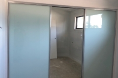 BWD3 Door Set. Soft White Opti Glass with Mirror