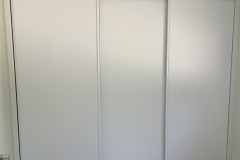 BWD3 Door Set White Vinyl with White Frames