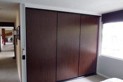 Slimline 3 Door Set Walnut Melamine