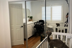 BWD3 Slimline Mirror Door Set