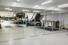 Slimline Mirror Doors to Cover Garage Storage