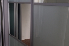Split Panel Glass Robe Doors