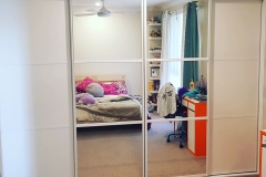Split Panels White Ash with Mirror