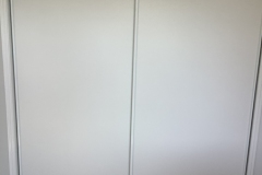 BWD2 Door Set White Vinyl with White Frames