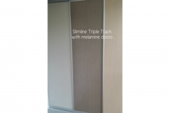 Slimline Melamine Sliding Robe Doors