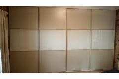 Multi Panel Split Melamine Opti Glass Sliding Door Set
