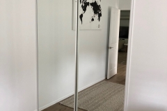 Frameless Mirror Sliding Robe Doors