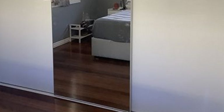 bottom of sliding wardrobe doors