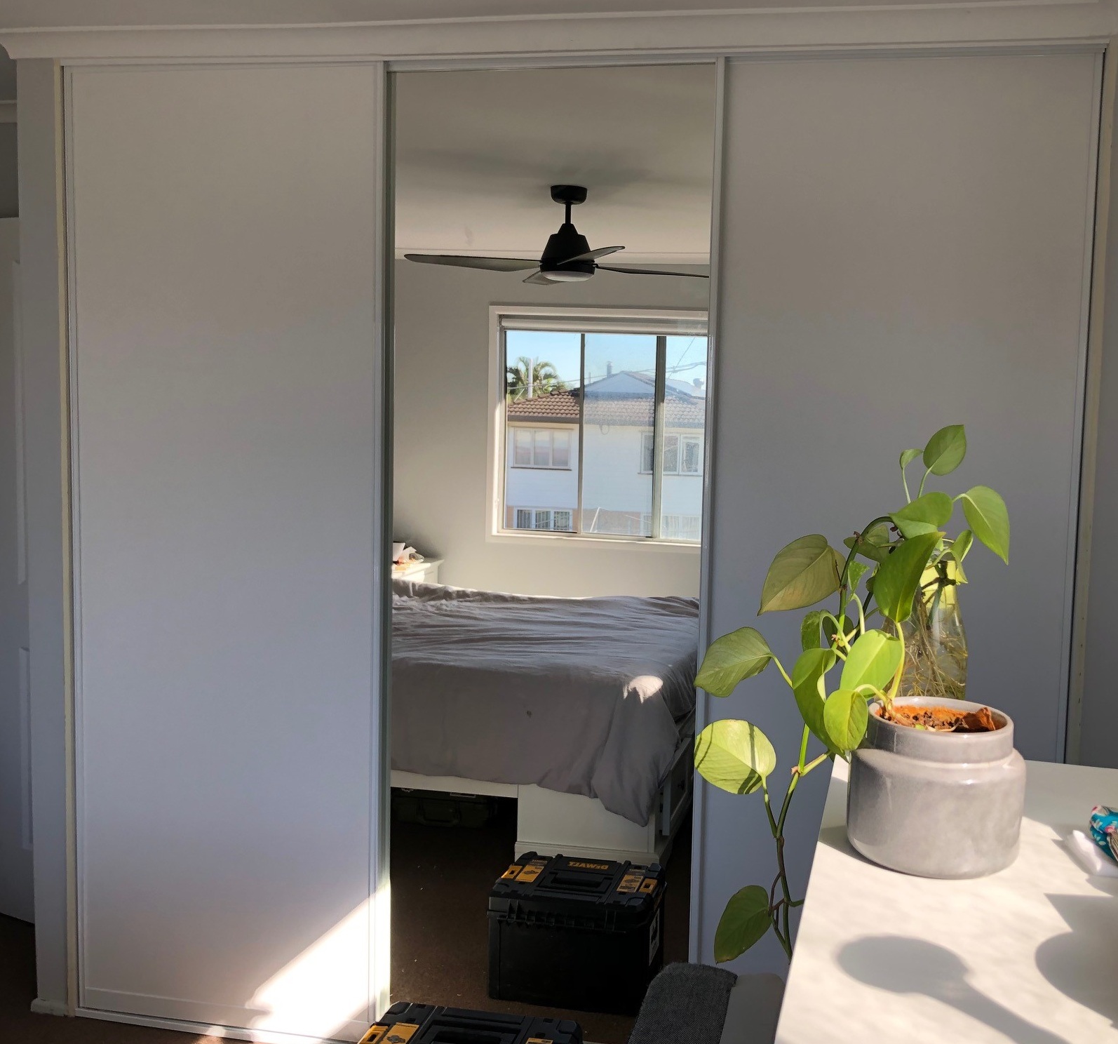Framed Mirror/Vinyl 2118-3