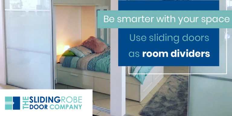 Sliding doors as room dividers