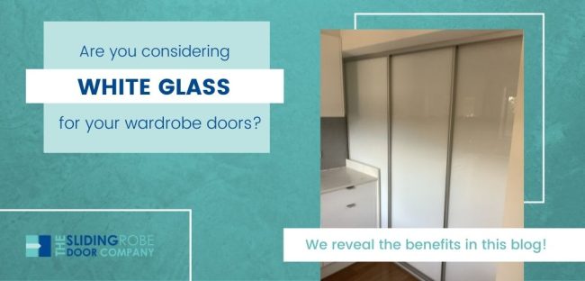 White Glass Wardrobe Doors