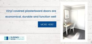 Vinyl Sliding Wardrobe Doors