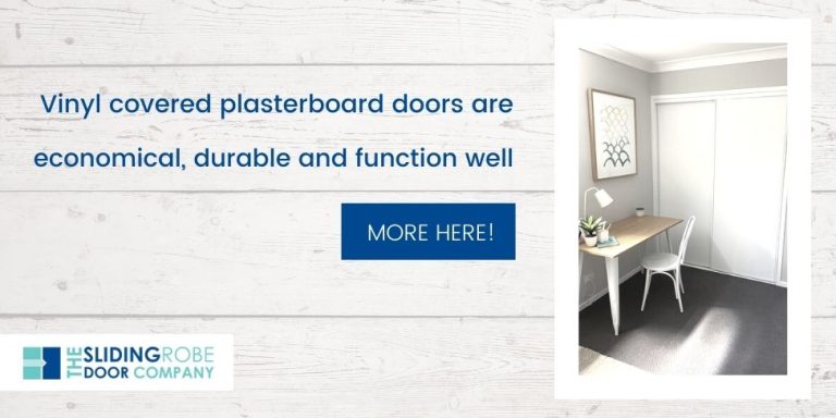Vinyl Sliding Wardrobe Doors