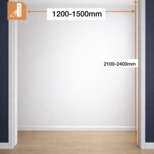1200mm to 1500mm wide