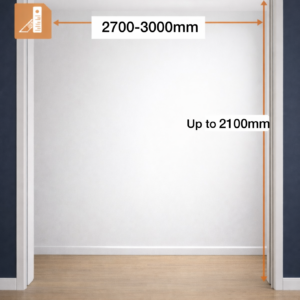 2700mm to 3000mm wide